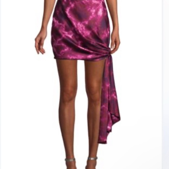 Cinq A Sept Tie Dye Mini Skirt NWT sz 6 - Picture 2 of 10